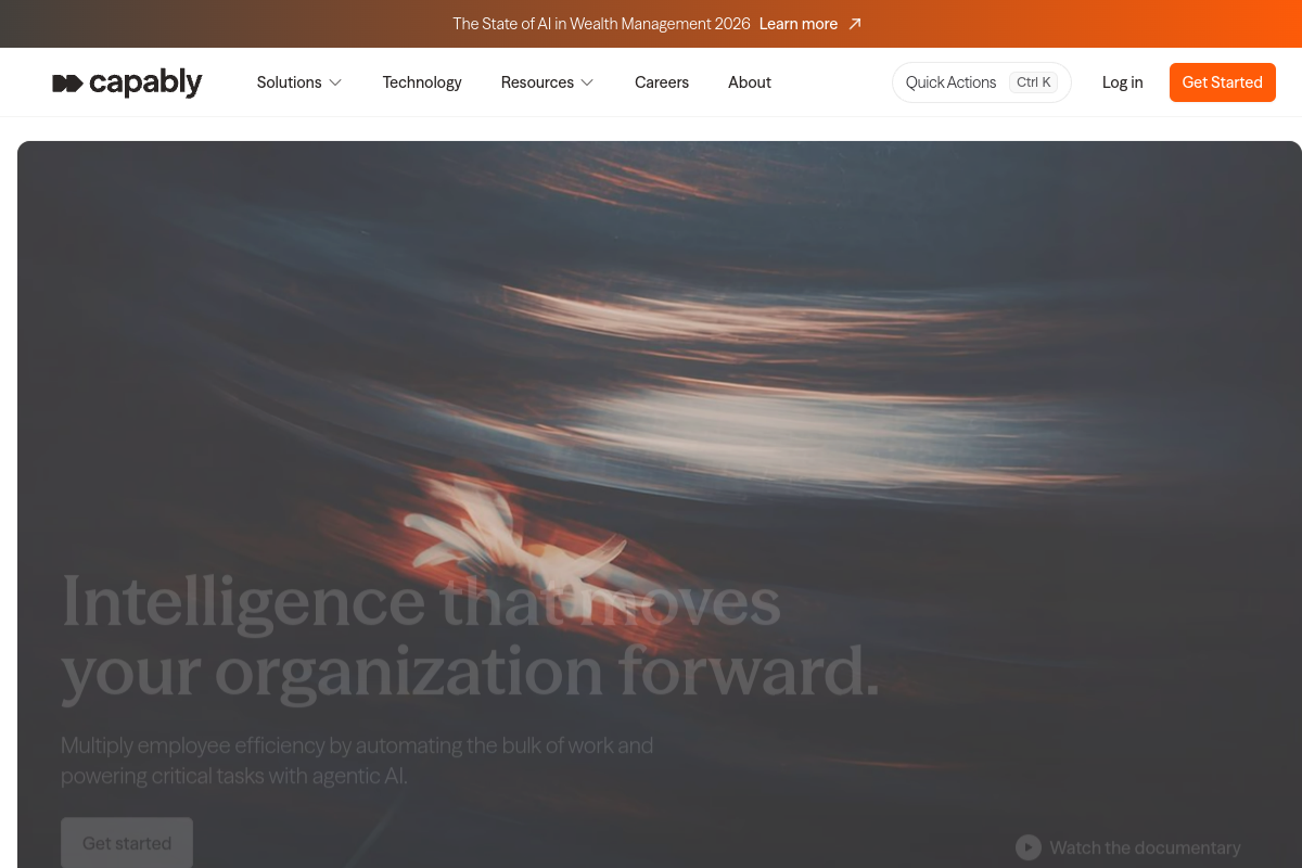 Screenshot of the AgentRunner website