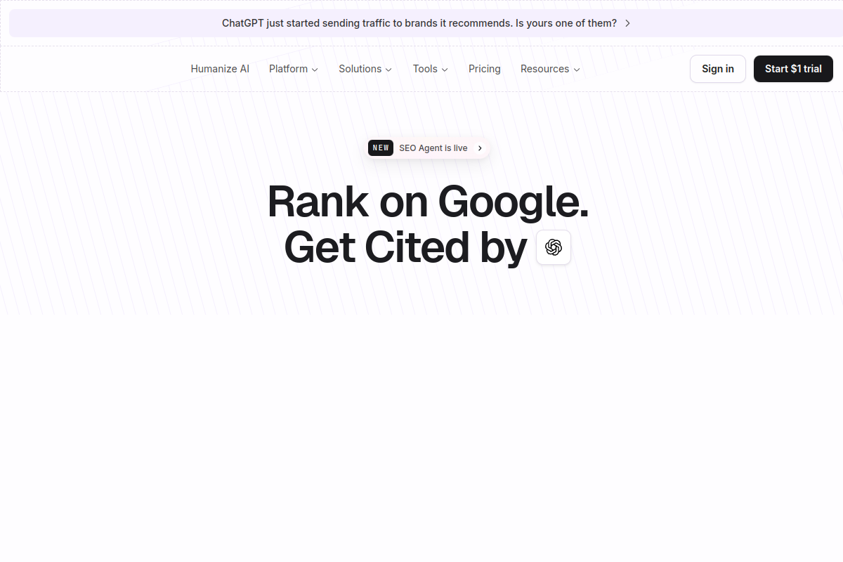 Screenshot of the AISEO Free Paraphrasing Tool website