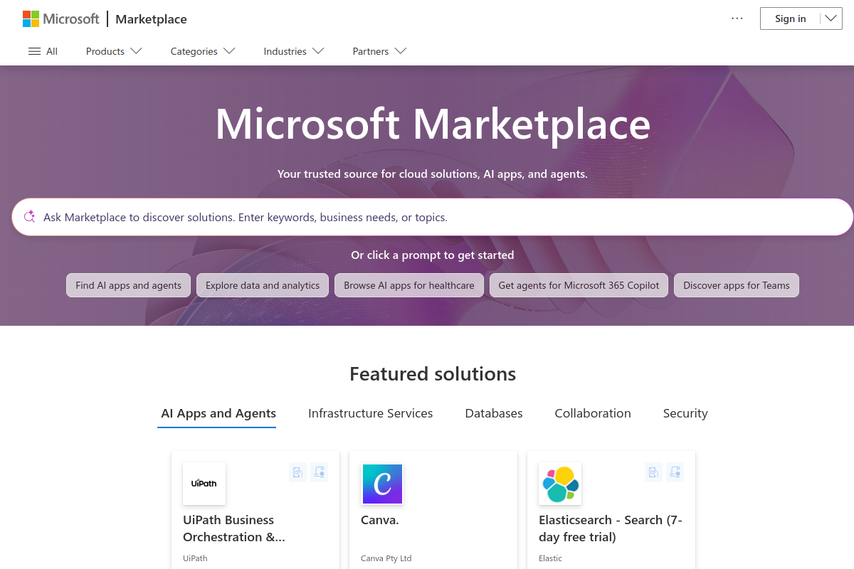 Screenshot of the ChatGPT for Excel website