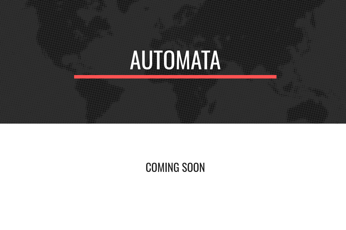 Screenshot of the Automata website