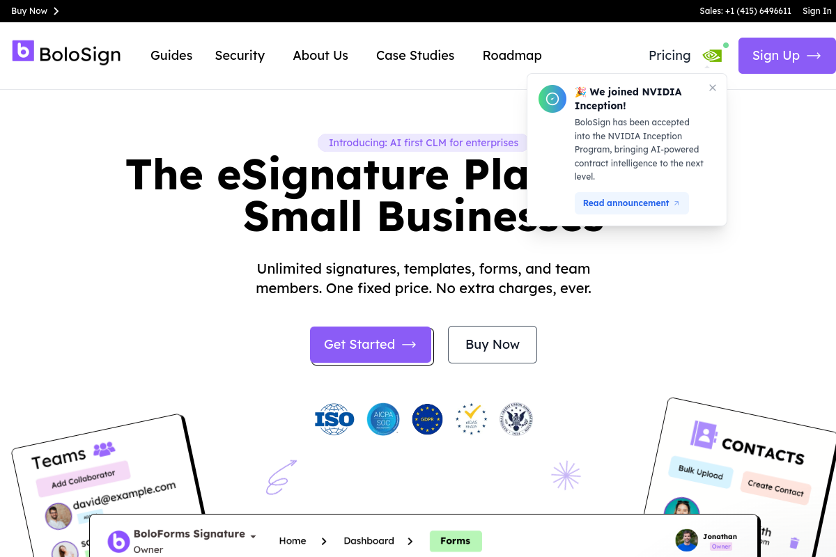 Screenshot of the SheetGod website
