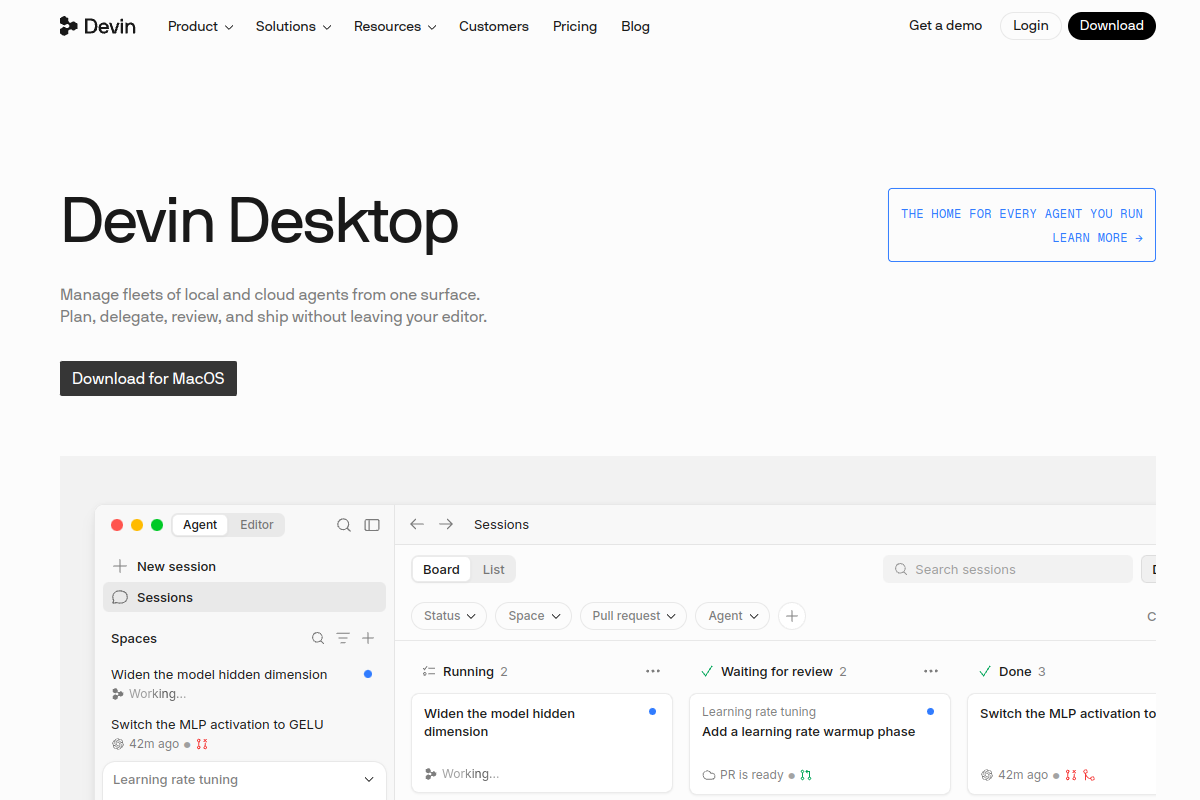 Screenshot of the Codeium website