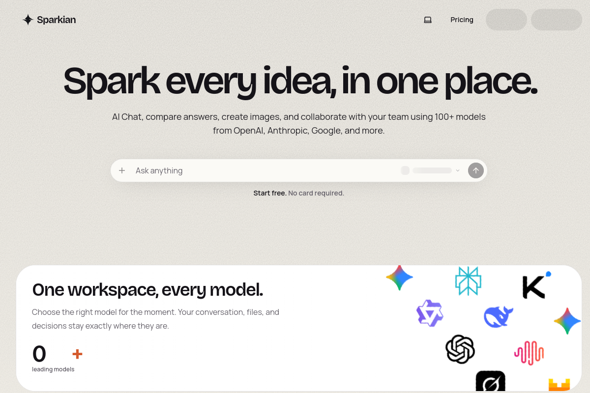 Screenshot of the CopyPartner website