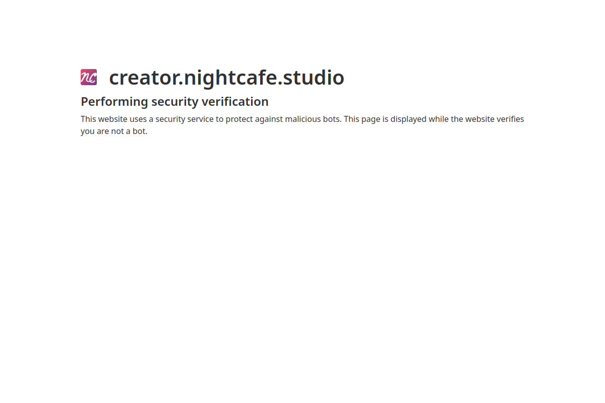 Screenshot of the Free AI Art Generator website