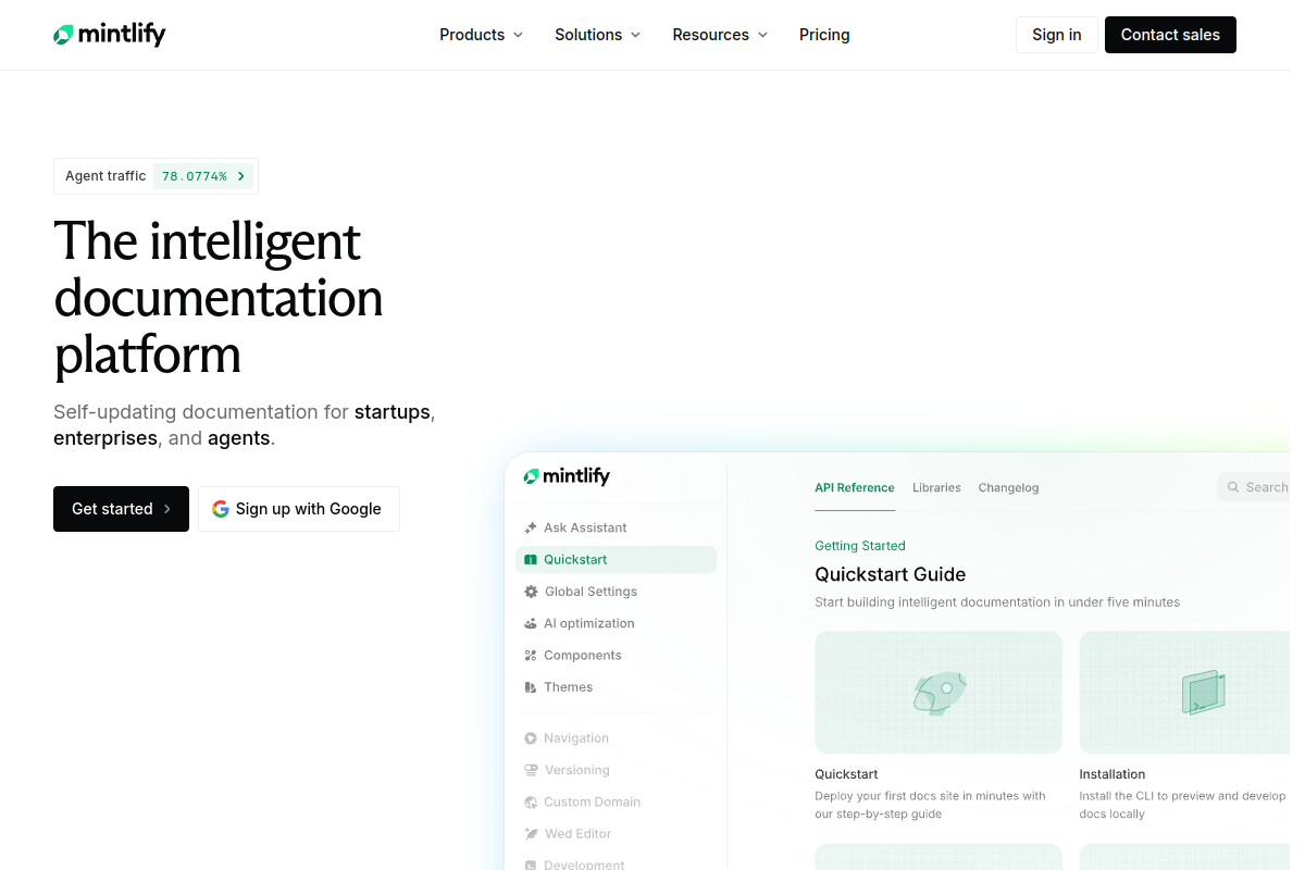 Screenshot of the Figstack website