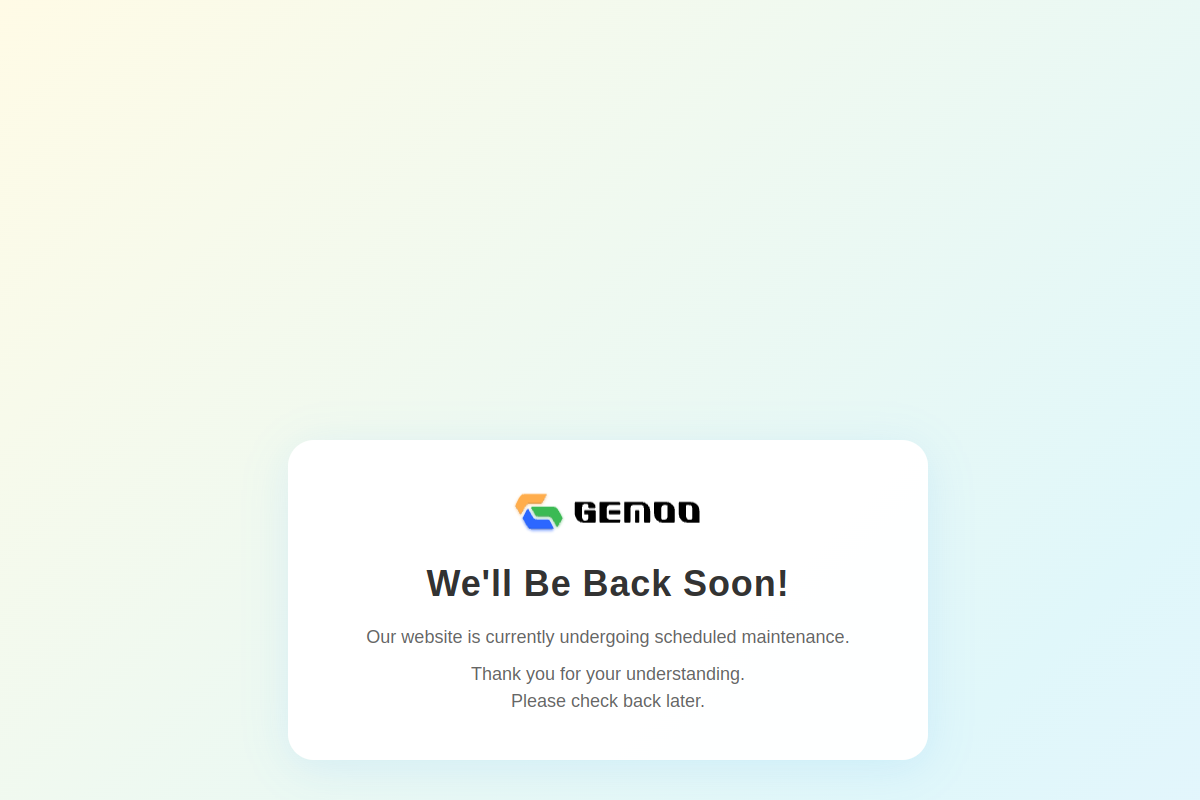 Screenshot of the Gemoo website