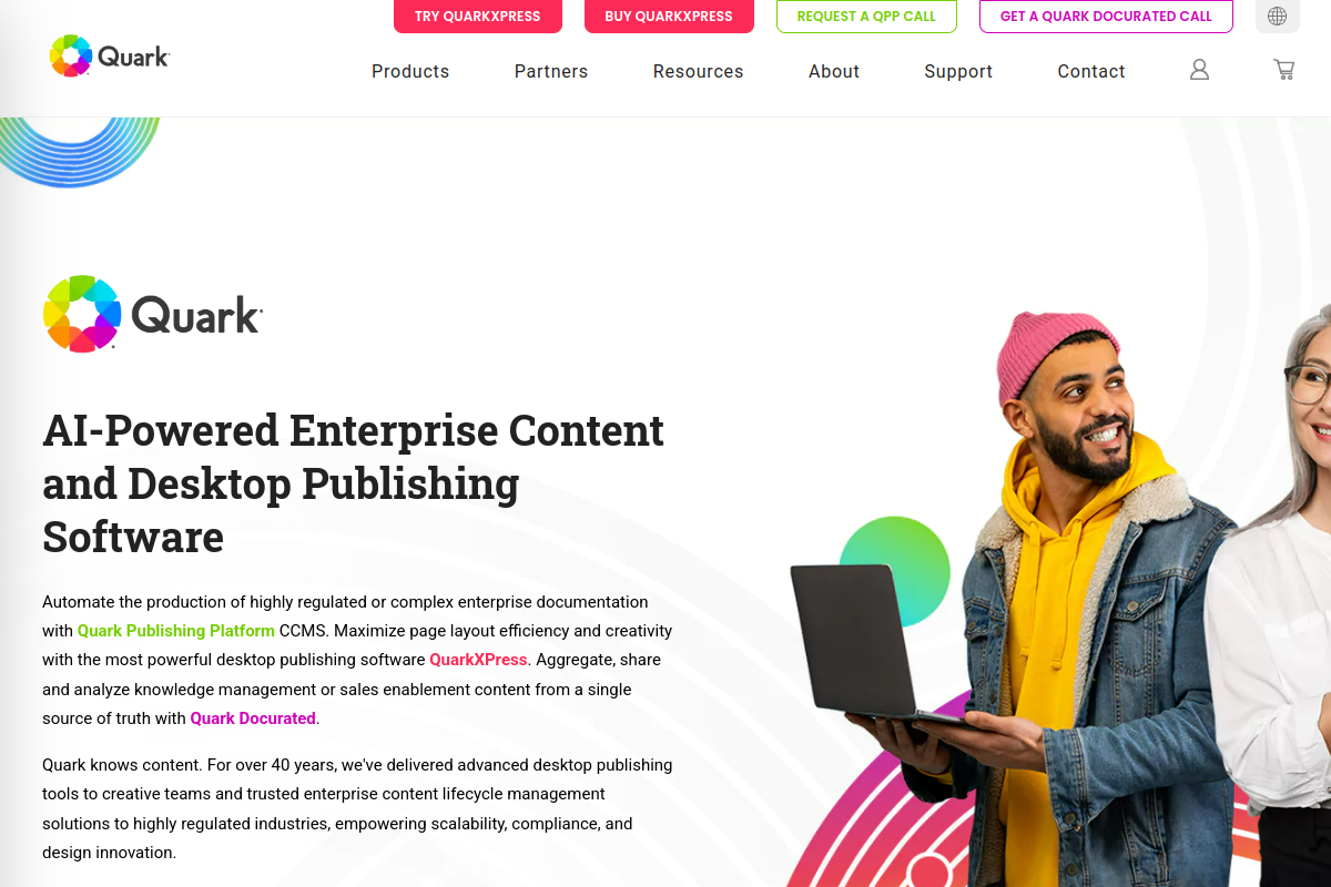 Screenshot of the Infografix website
