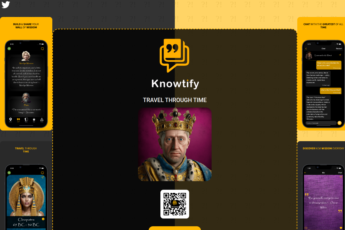Screenshot of the Knowtify Chat website
