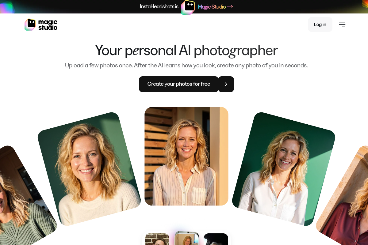 Screenshot of the Canvas by Magicstudio website