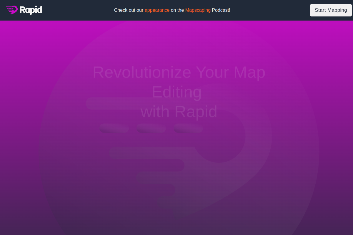 Screenshot of the Mapwith.ai website