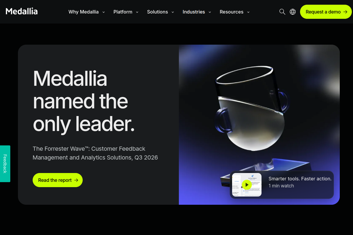 Screenshot of the MonkeyLearn website