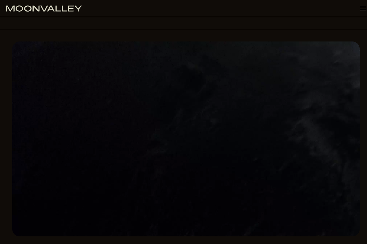Screenshot of the Moonvalley website