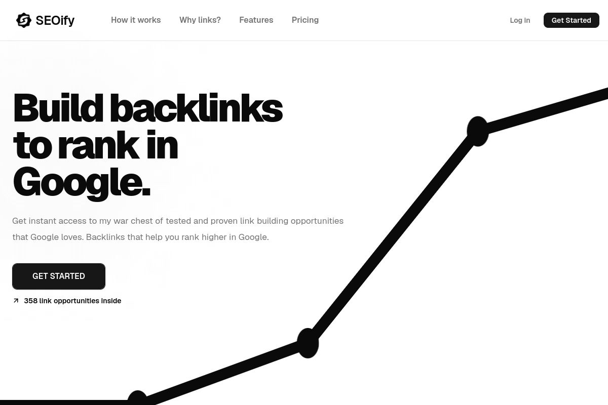 Screenshot of the SEOify website