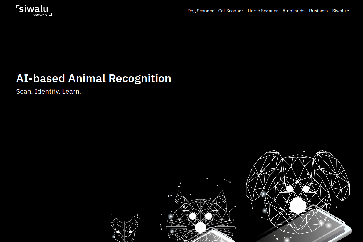 Screenshot of the Siwalu website