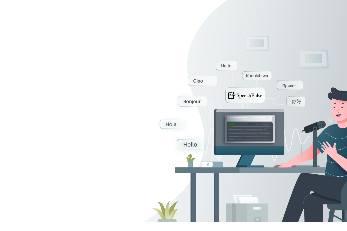 Screenshot of the SpeechPulse website