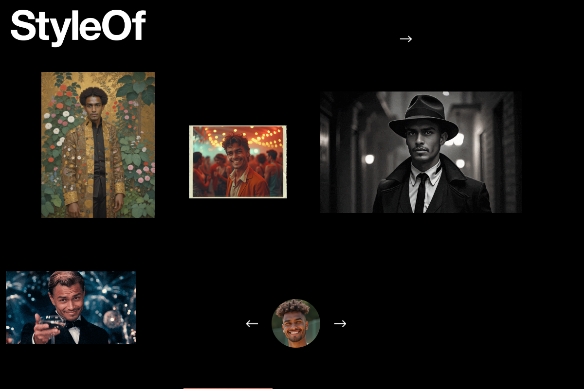 Screenshot of the Halloweenie by StyleOf website