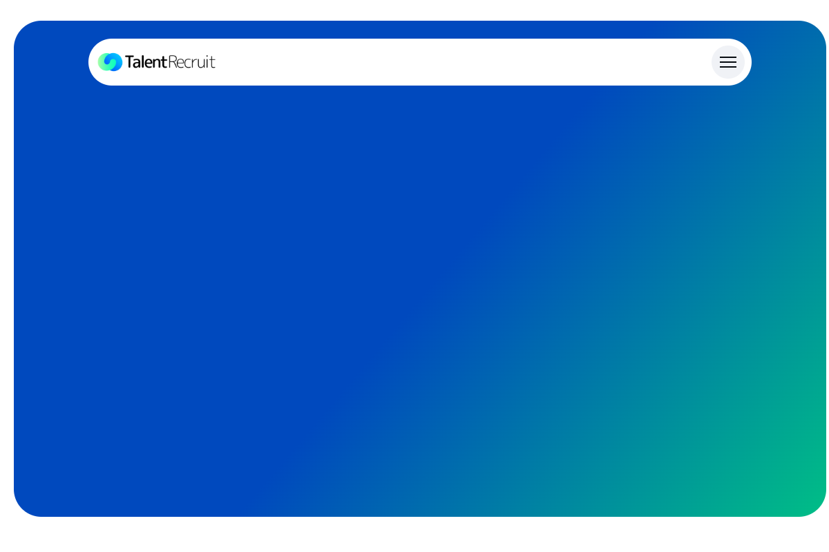 Screenshot of the TalentRecruit website