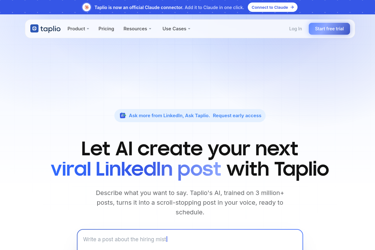 Screenshot of the Carousel website