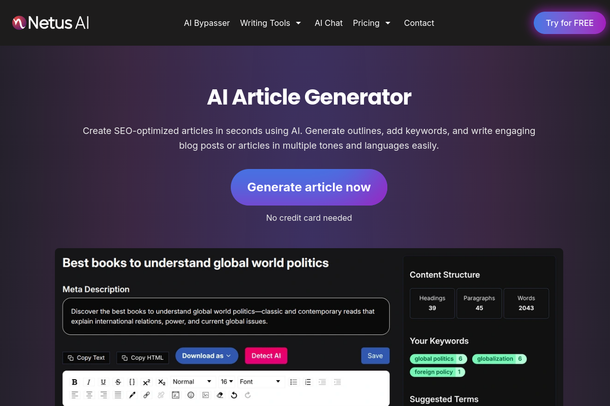 Screenshot of the Trolly AI website