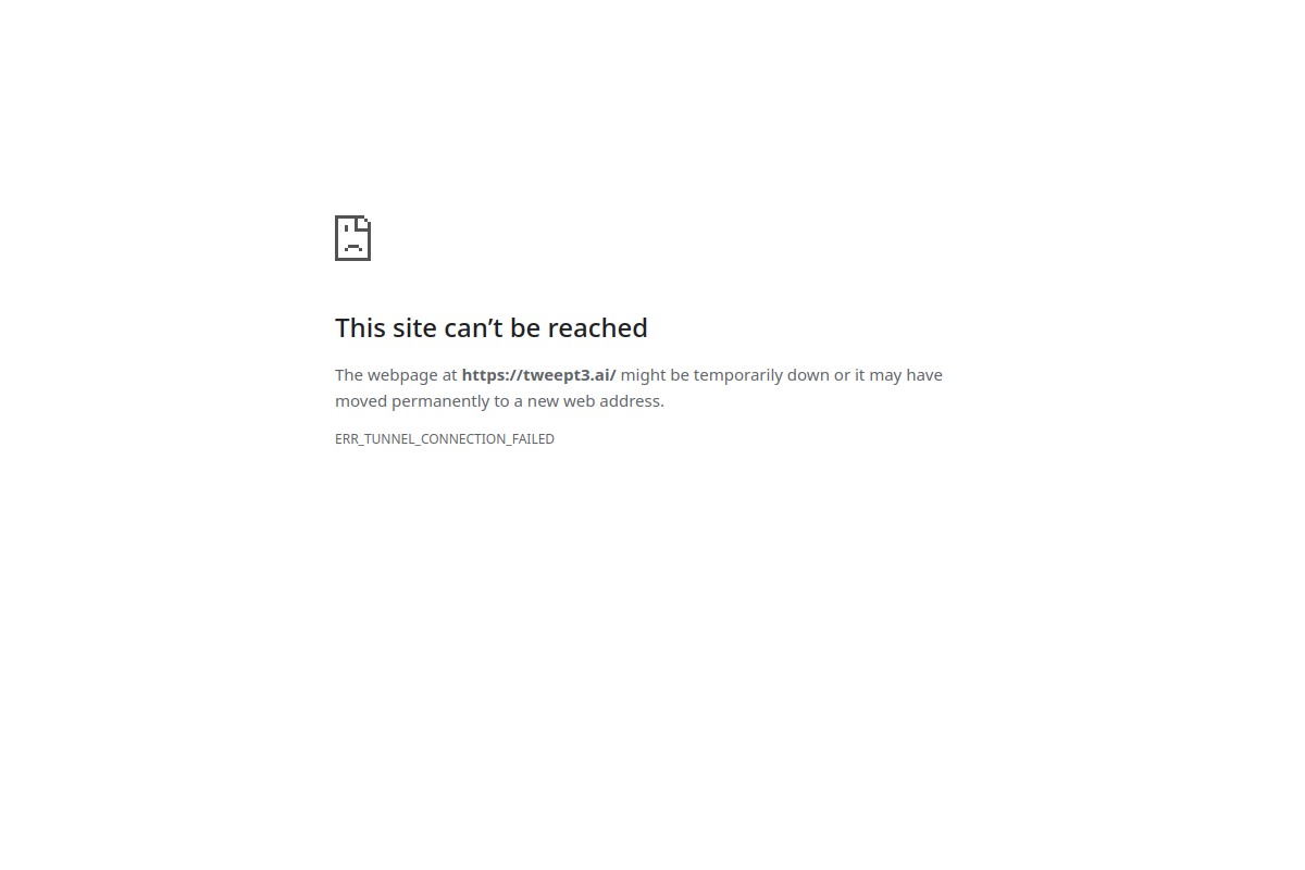 Screenshot of the TweePT3 website