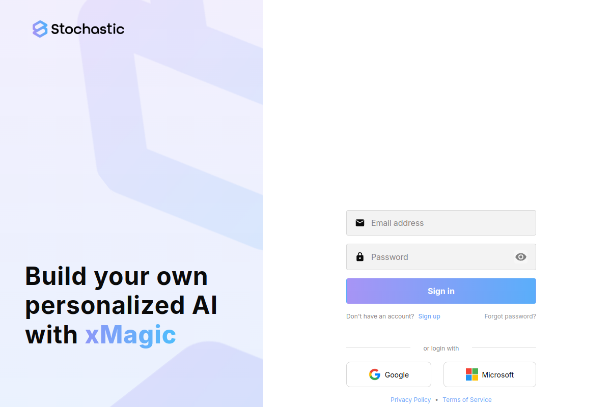 Screenshot of the xMagic website