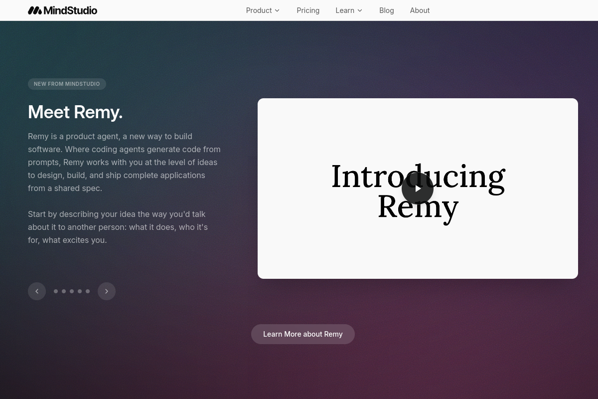 Screenshot of the Ghostwriter by YouAI website